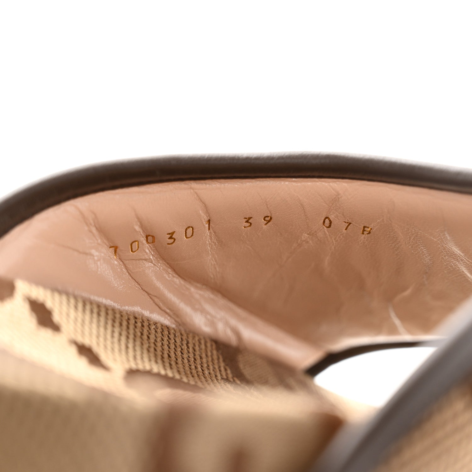 Gucci Monogram Jumbo GG Nappa Samoa Platform 40mm Slide Sandals 39 Camel Ebony New Acero 10 of 12