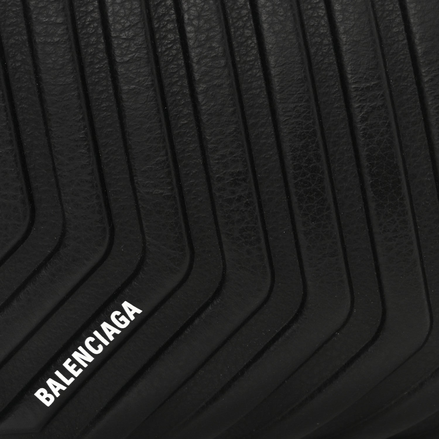 Balenciaga Grained Calfskin Embossed Car Camera Bag Black 7 of 10