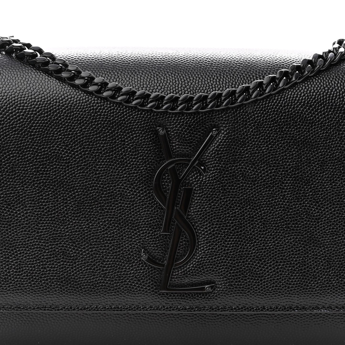Grain De Poudre Small Monogram Kate Satchel Black
