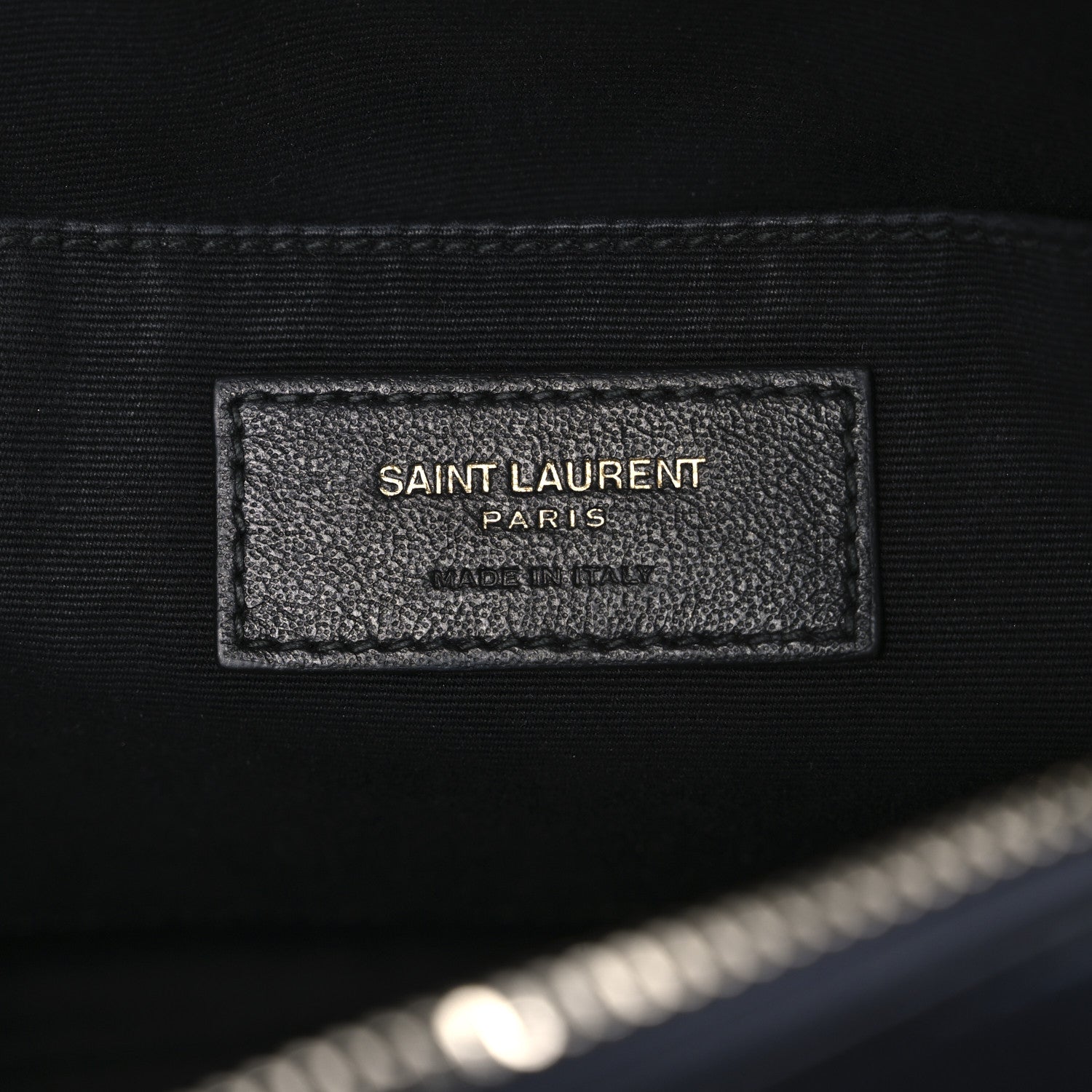Saint Laurent Calfskin Matelasse Monogram Lou Camera Bag Deep Marine 6 of 12