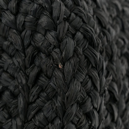 Saint Laurent Raffia Calfskin Small Panier Tote Black 11 of 11