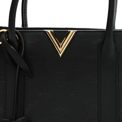 Louis Vuitton Monogram Cuir Plume Very Tote MM Black 7 of 10