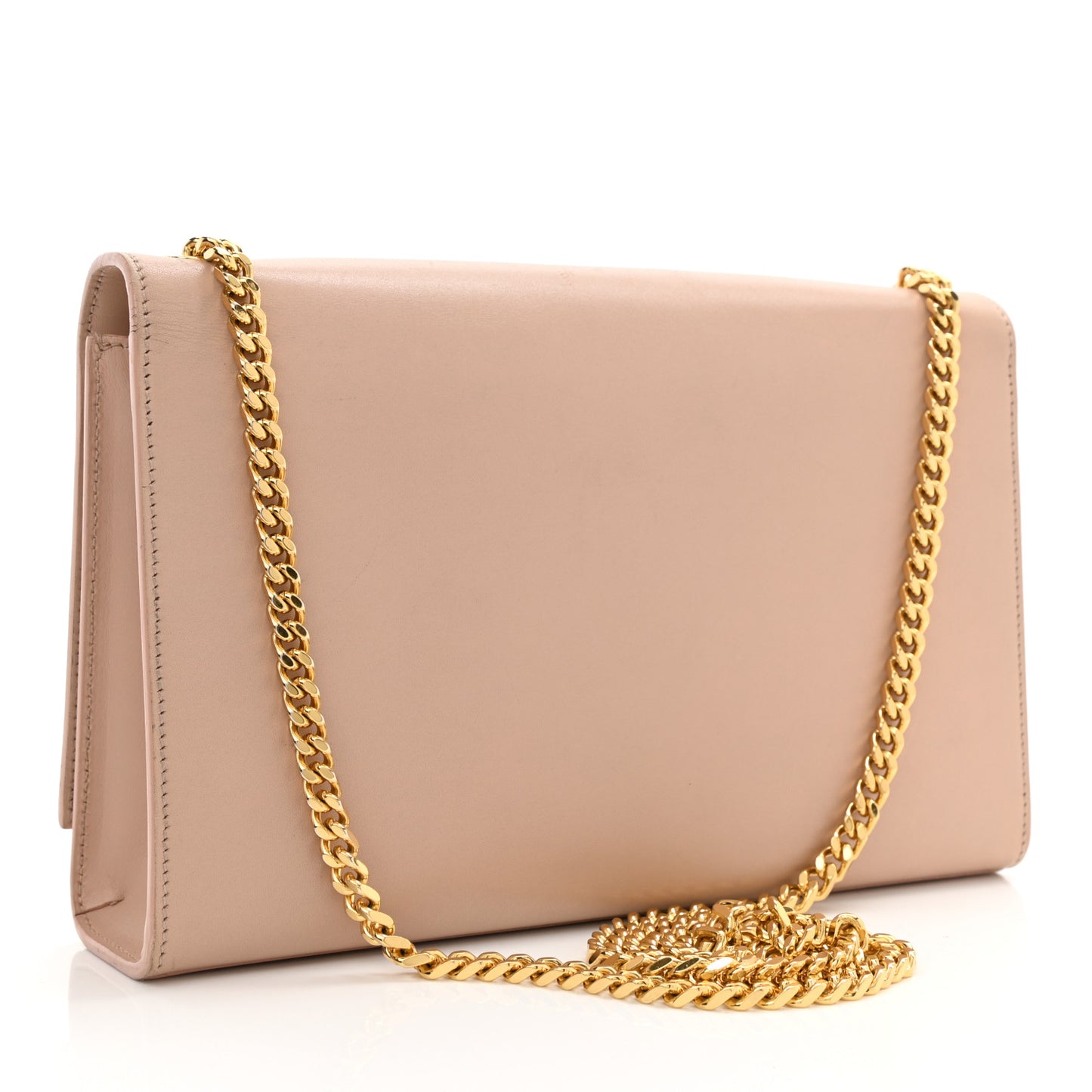Smooth Calfskin Medium Classic Monogram Kate Tassel Satchel Pink