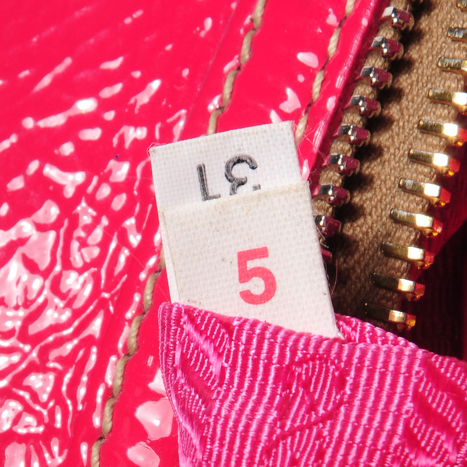 Prada Naplak Zipper Bowler Tote Fuxia 10 of 11