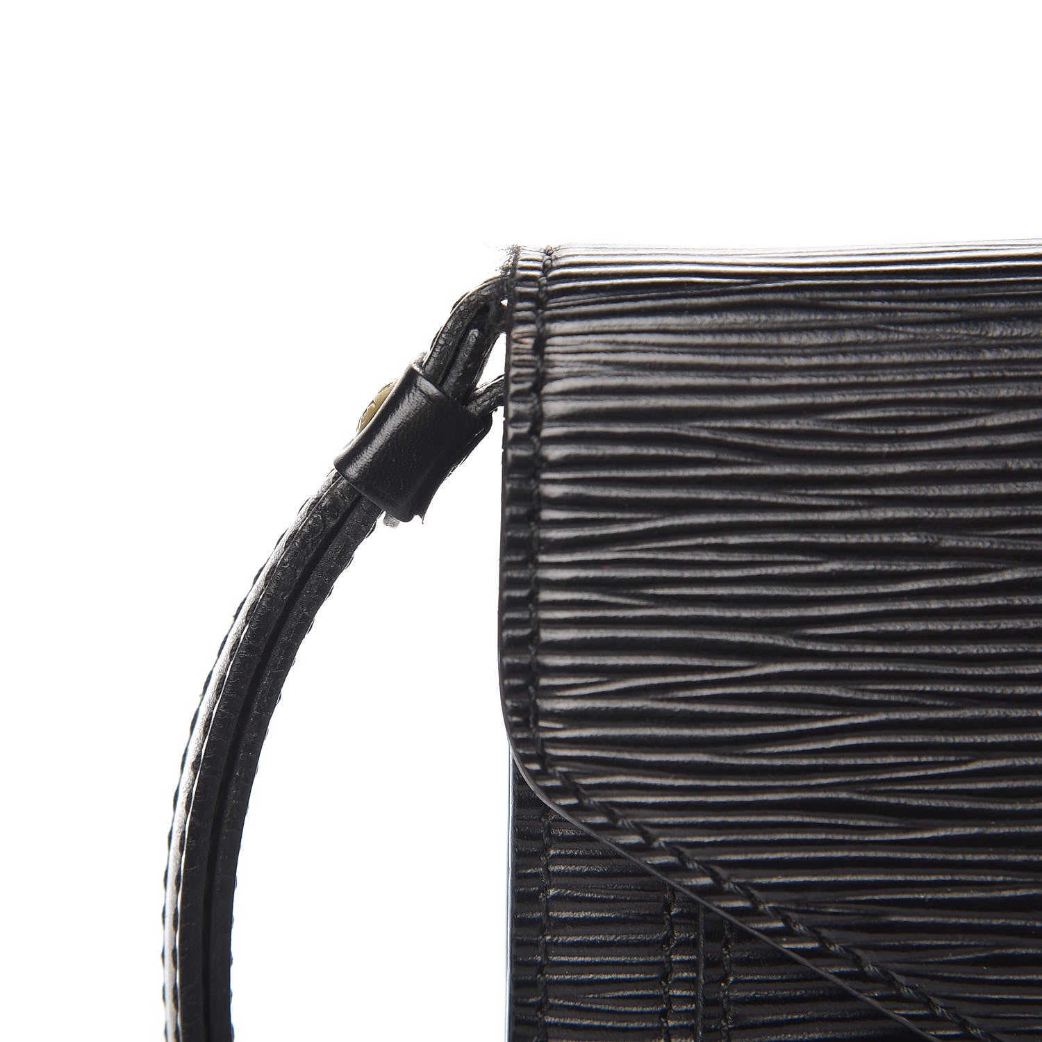Louis Vuitton Epi Pochette Sellier Dragonne Clutch Black 8 of 10