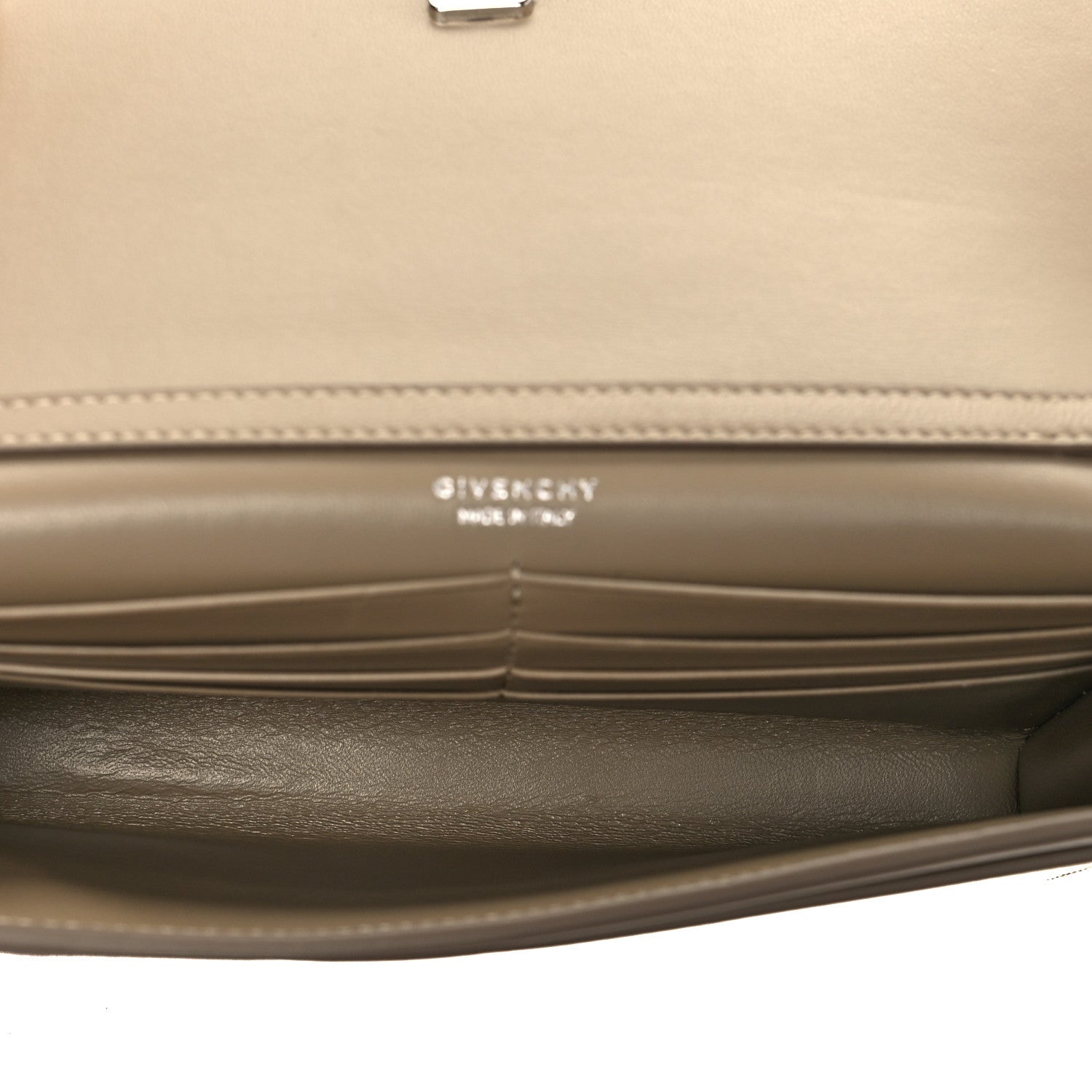 Givenchy Calfskin 4G Wallet on Chain Dune 4 of 9