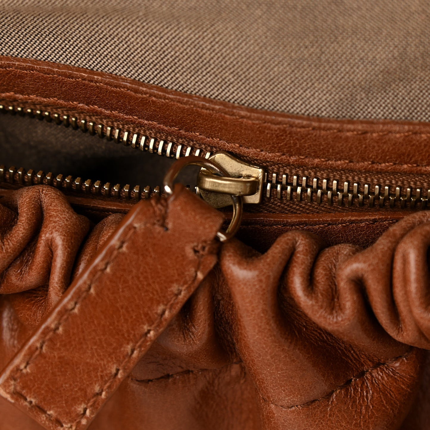 Lambskin Crocodile Embossed Medium Magic Bag Honey