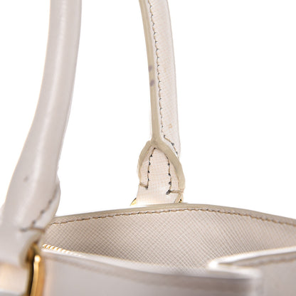 Prada Saffiano Lux Medium Tote Talco 28 of 29