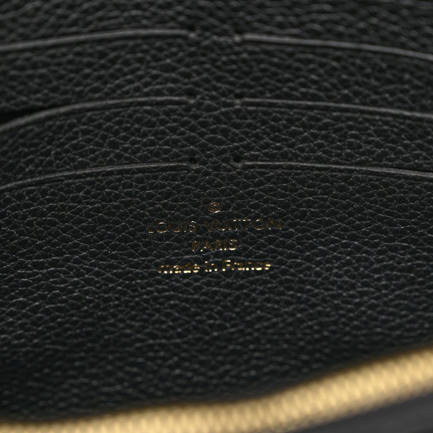 Louis Vuitton LOUIS VUITTON Empreinte Vavin Chain Wallet Black 6 of 9