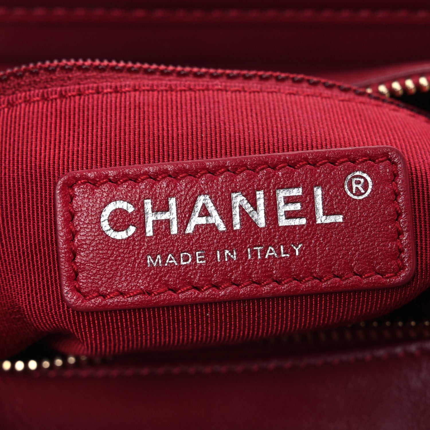 Chanel Aged Calfskin Quilted Small Gabrielle Hobo Red 6 of 11