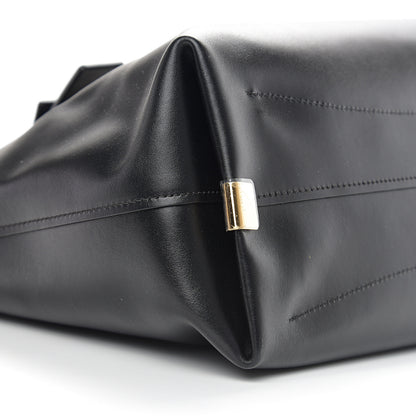 Chloe Shiny Calfskin Suede Medium C Zipped Tote Black 6 of 8