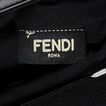 Fendi Vitello Dolce Bi-Color 3Baguette Shoulder Bag Black White 7 of 9