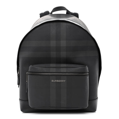 Burberry Charcoal Check Jett Backpack 1 of 11