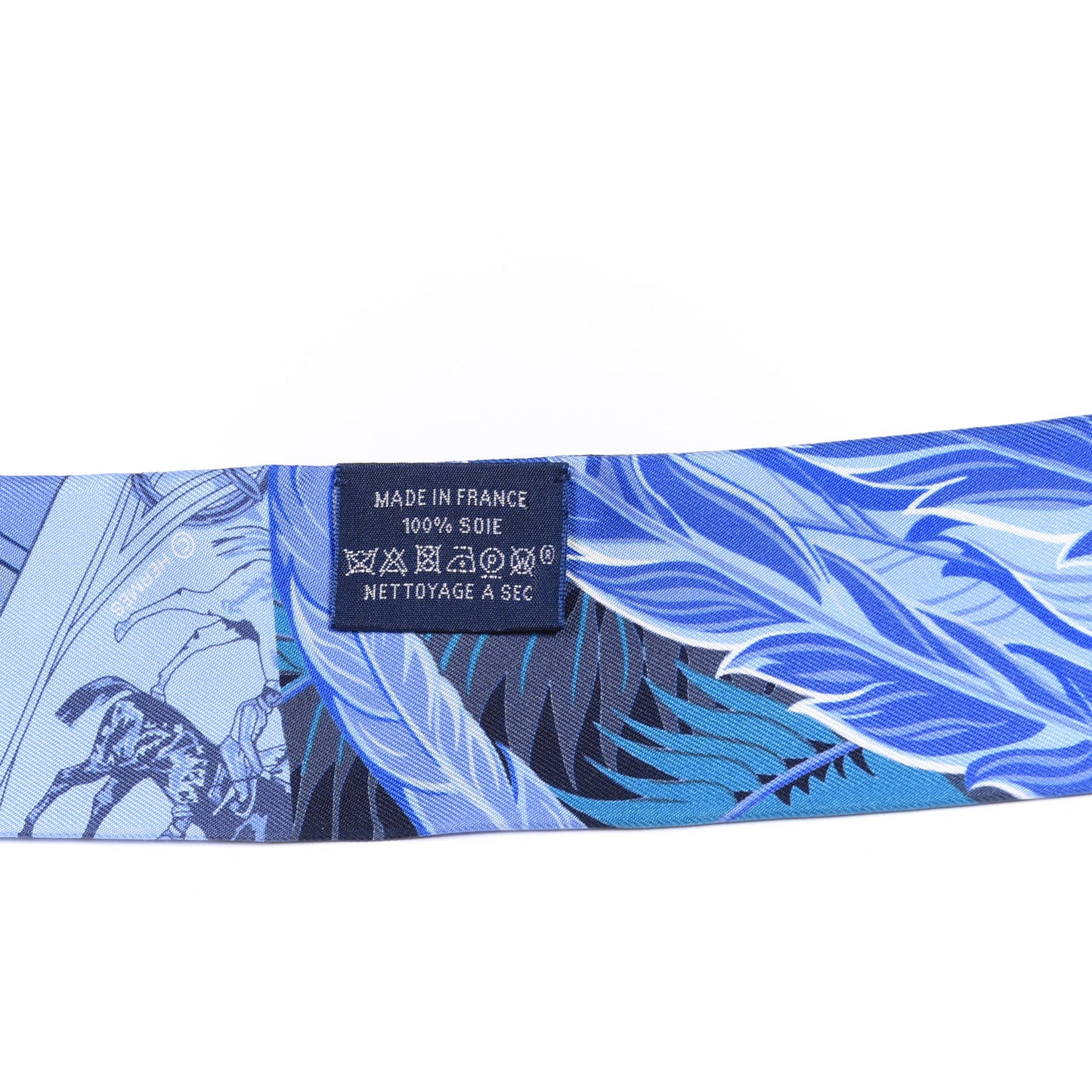 Silk Cheval Phoenix Twilly Marine Ciel Cobalt