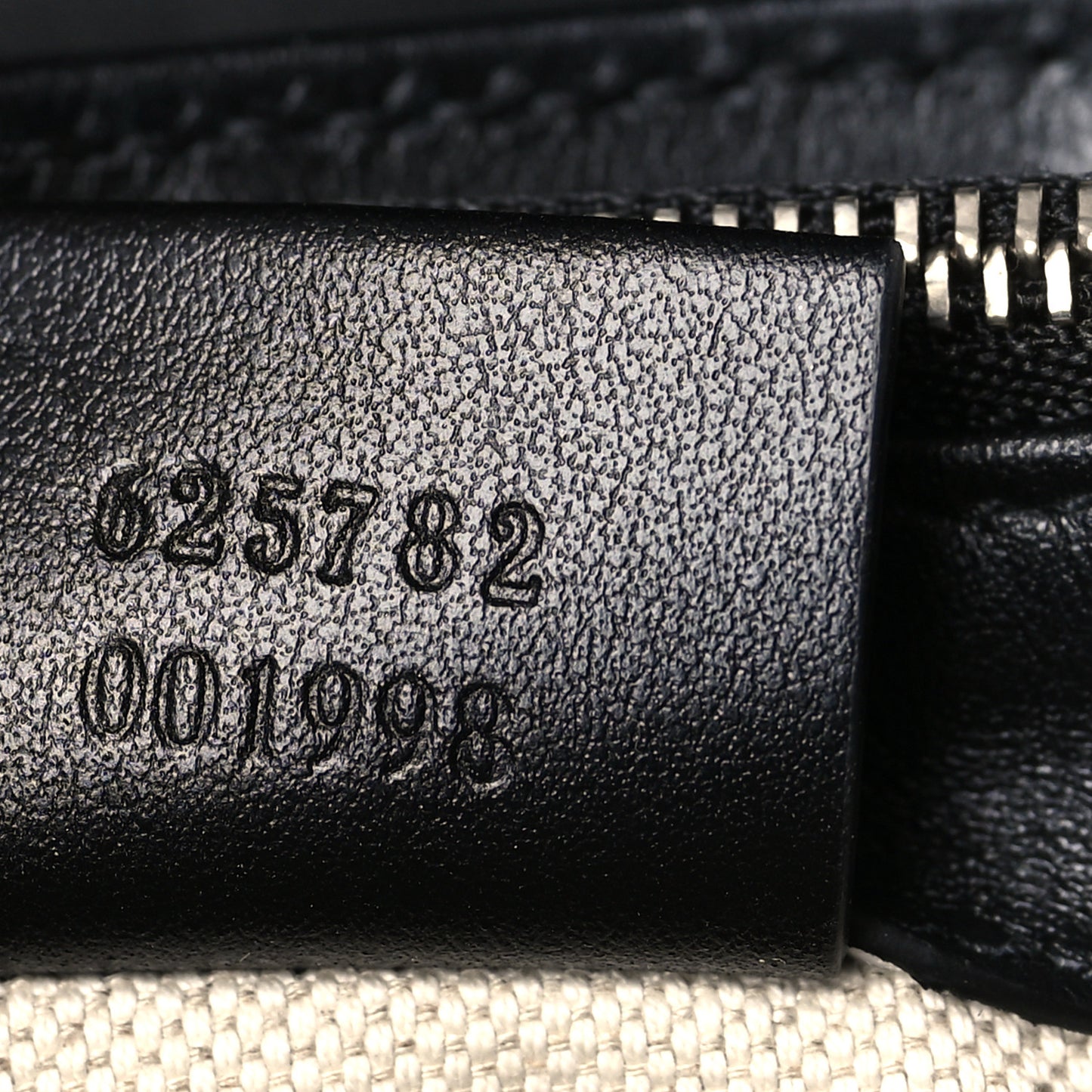 Calfskin GG Tennis Embossed Messenger Bag Black