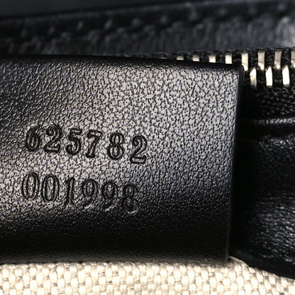 Gucci Calfskin GG Tennis Embossed Messenger Bag Black 7 of 9