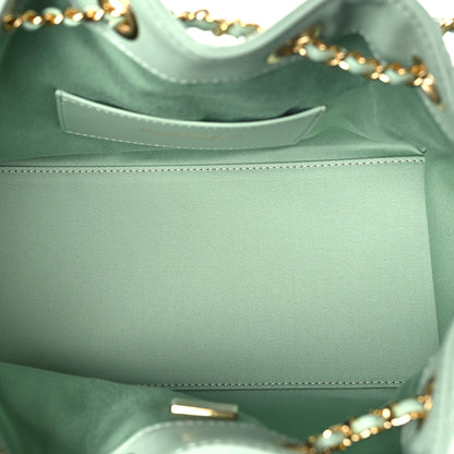 Chanel Caviar Quilted Small Chanel 25 Handbag Light Green 5 of 11