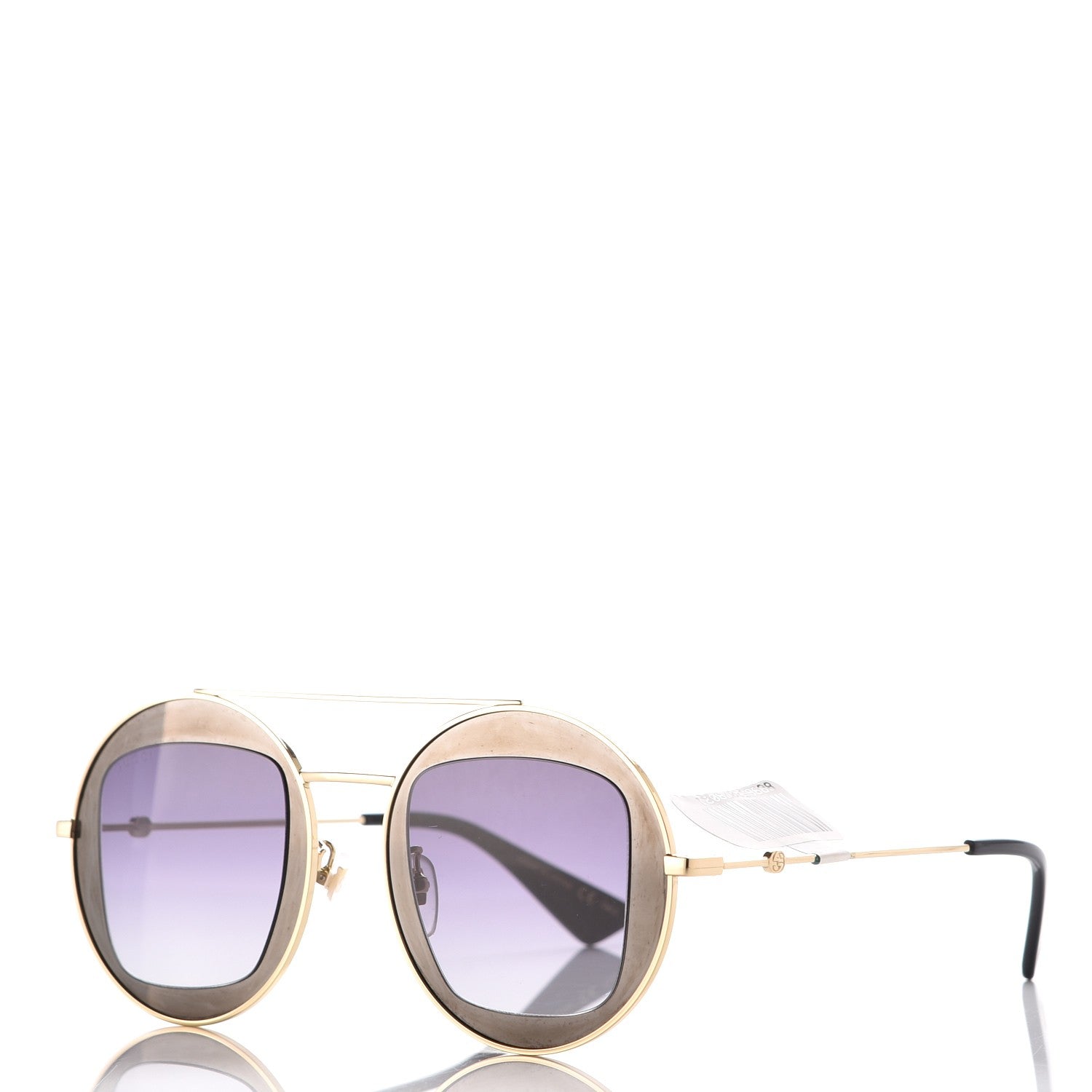 Gucci Sunglasses GG 0105S Gold 1 of 6