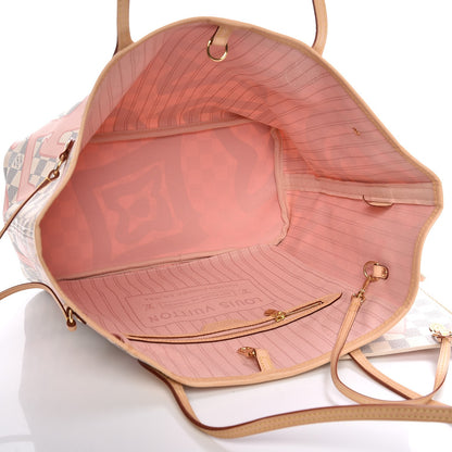 Louis Vuitton Damier Azur Tahitienne Neverfull MM 6 of 11
