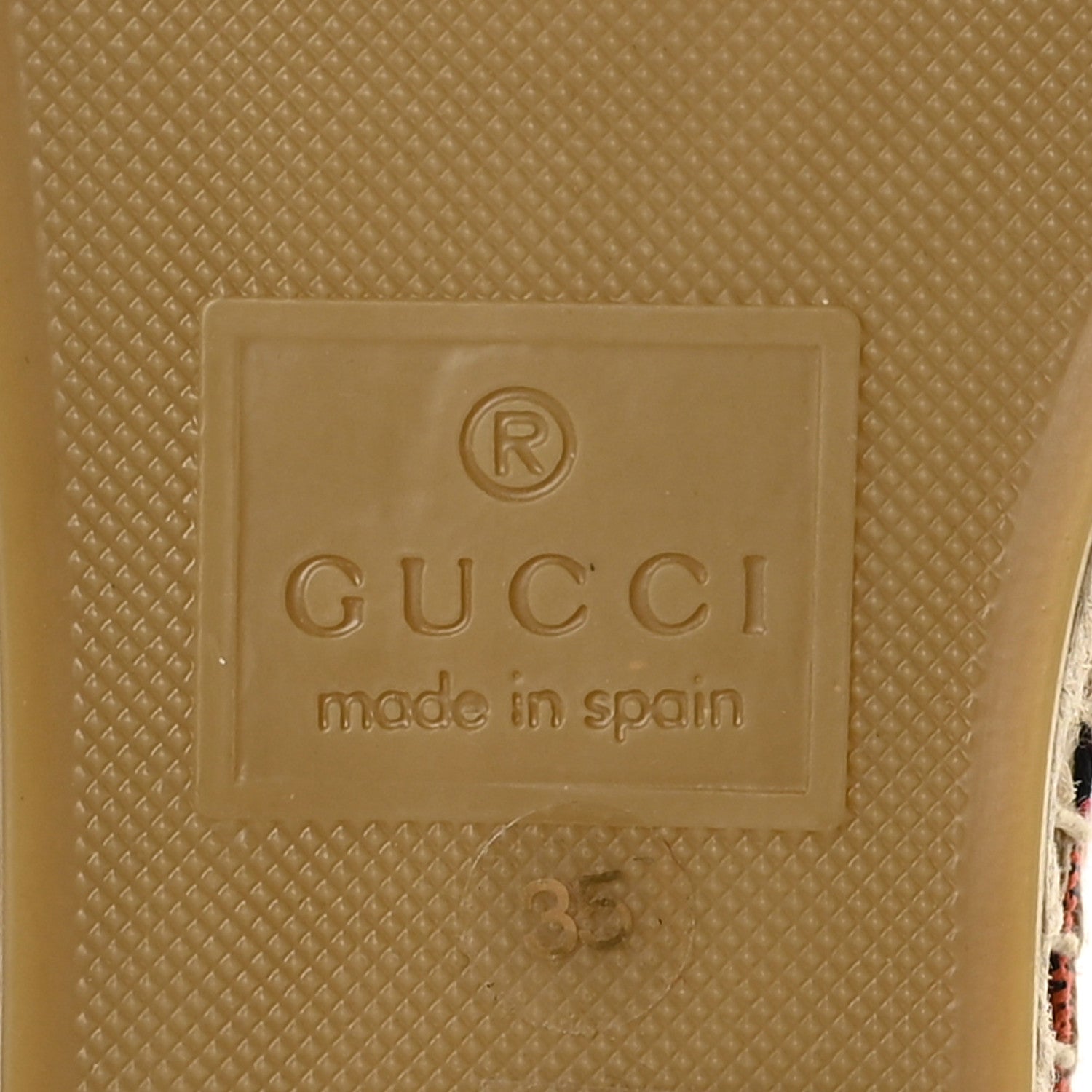 Gucci Monogram Multicolor Womens Espadrilles 35 Blue Rainbow Blue 8 of 8