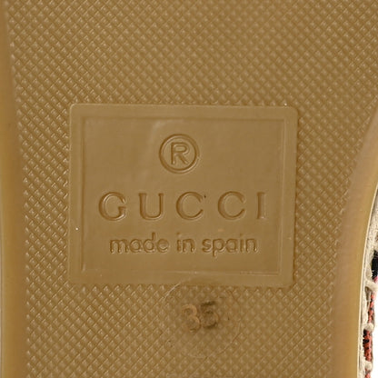 Gucci Monogram Multicolor Womens Espadrilles 35 Blue Rainbow Blue 8 of 8