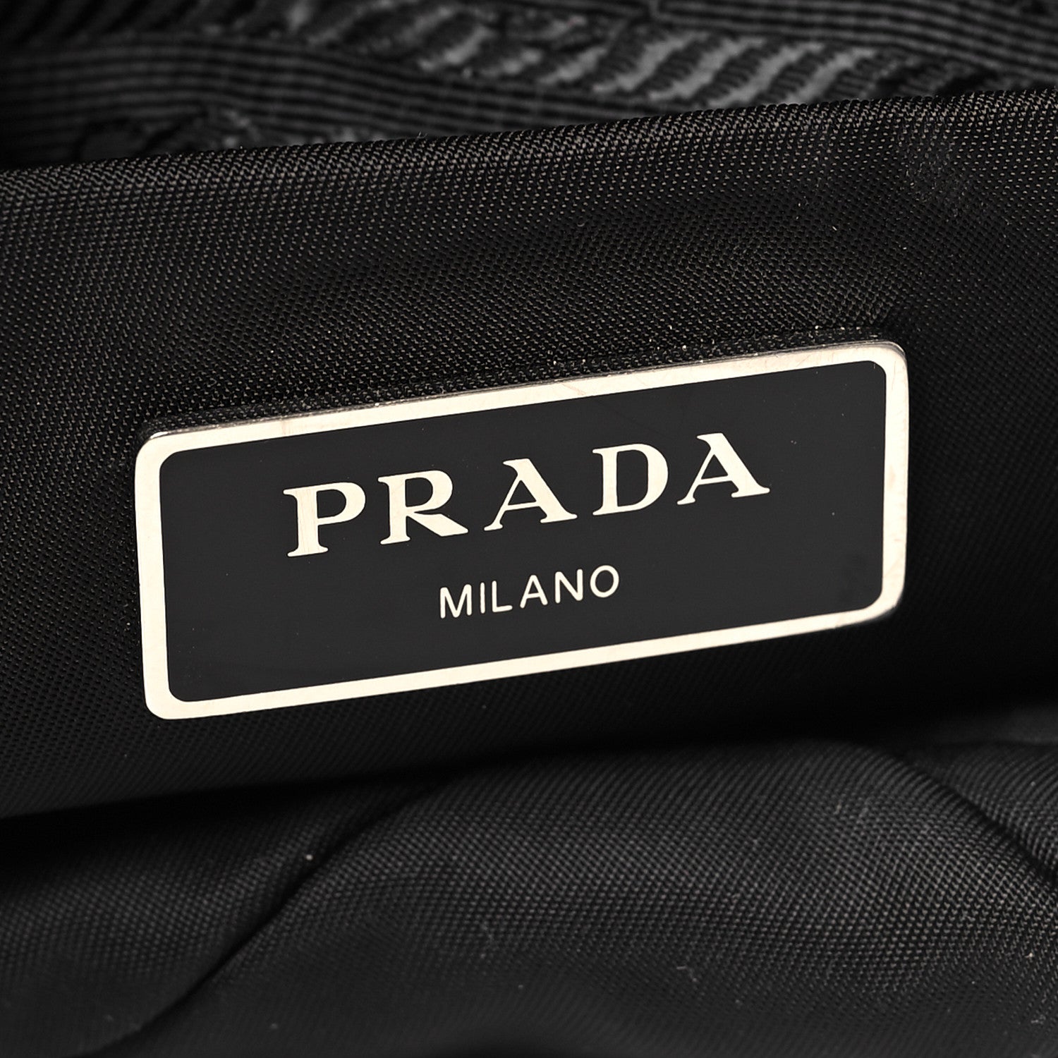 Prada Re-Nylon Nappa Triangle Quilted Padded Small Double Handled Zip Tote Black 6 of 9