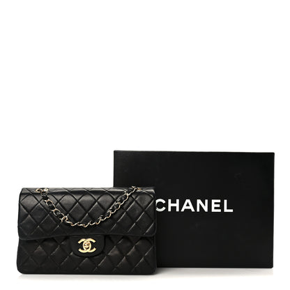 Chanel Lambskin Quilted Small Double Flap Black 12 of 12