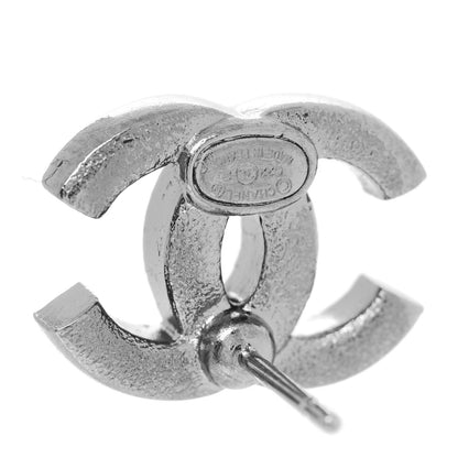Chanel Ruthenium Crystal CC Earrings Multicolor 3 of 5