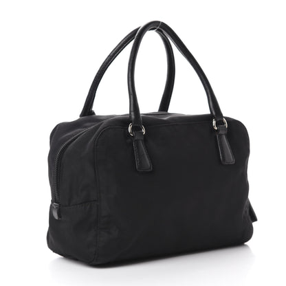 Prada Tessuto Nylon Raso Bear Mini Handle Bag Black 3 of 13