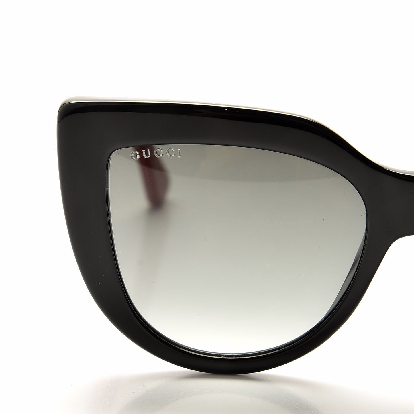 Cat Eye Web Bee GG 1845 Sunglasses Black Green