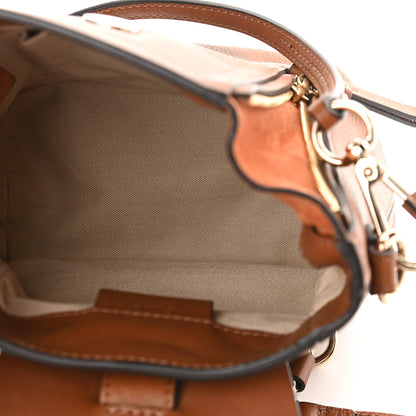Chloe Suede Calfskin Mini Faye Backpack Tan 7 of 10