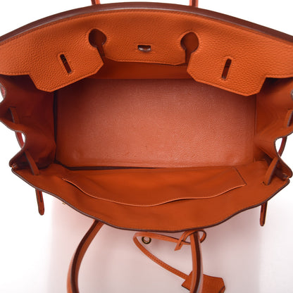 Hermes Togo Birkin 35 Orange 5 of 13