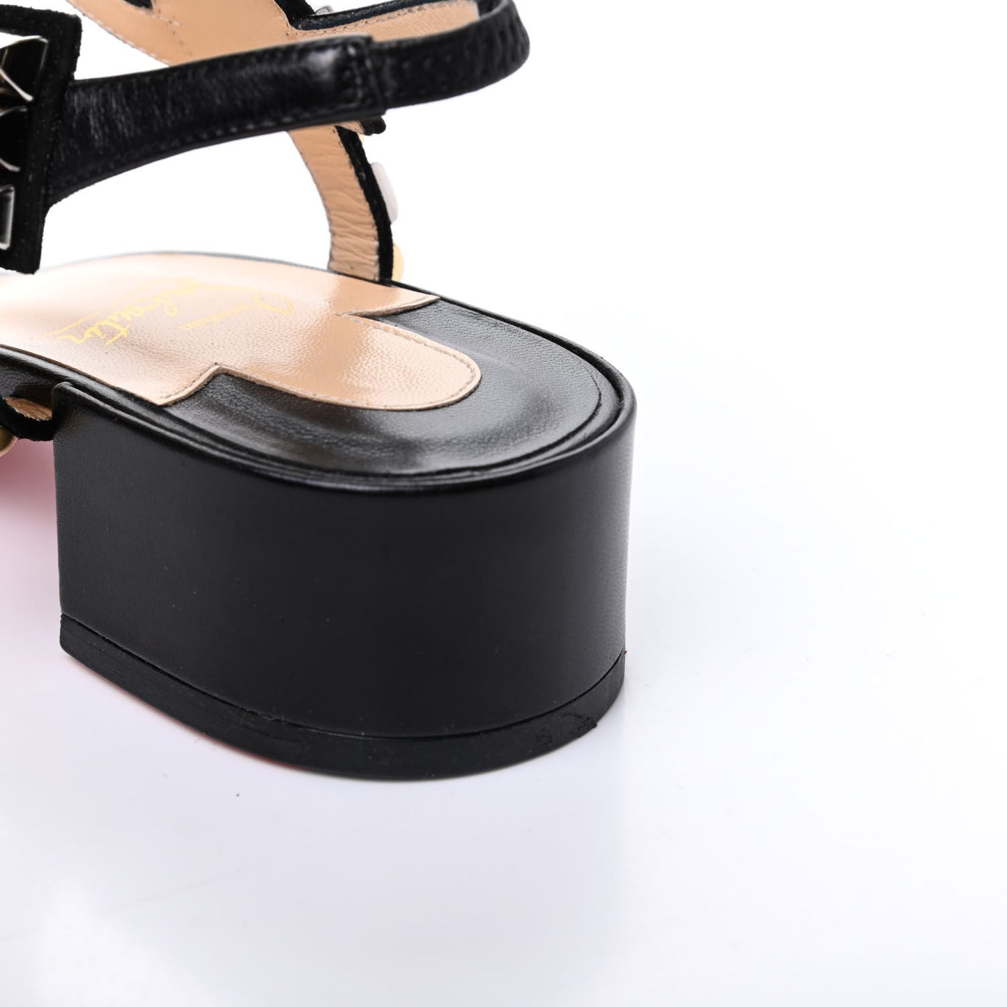 Nappa Kaleidra 25 T-Strap Sandals 39 Black