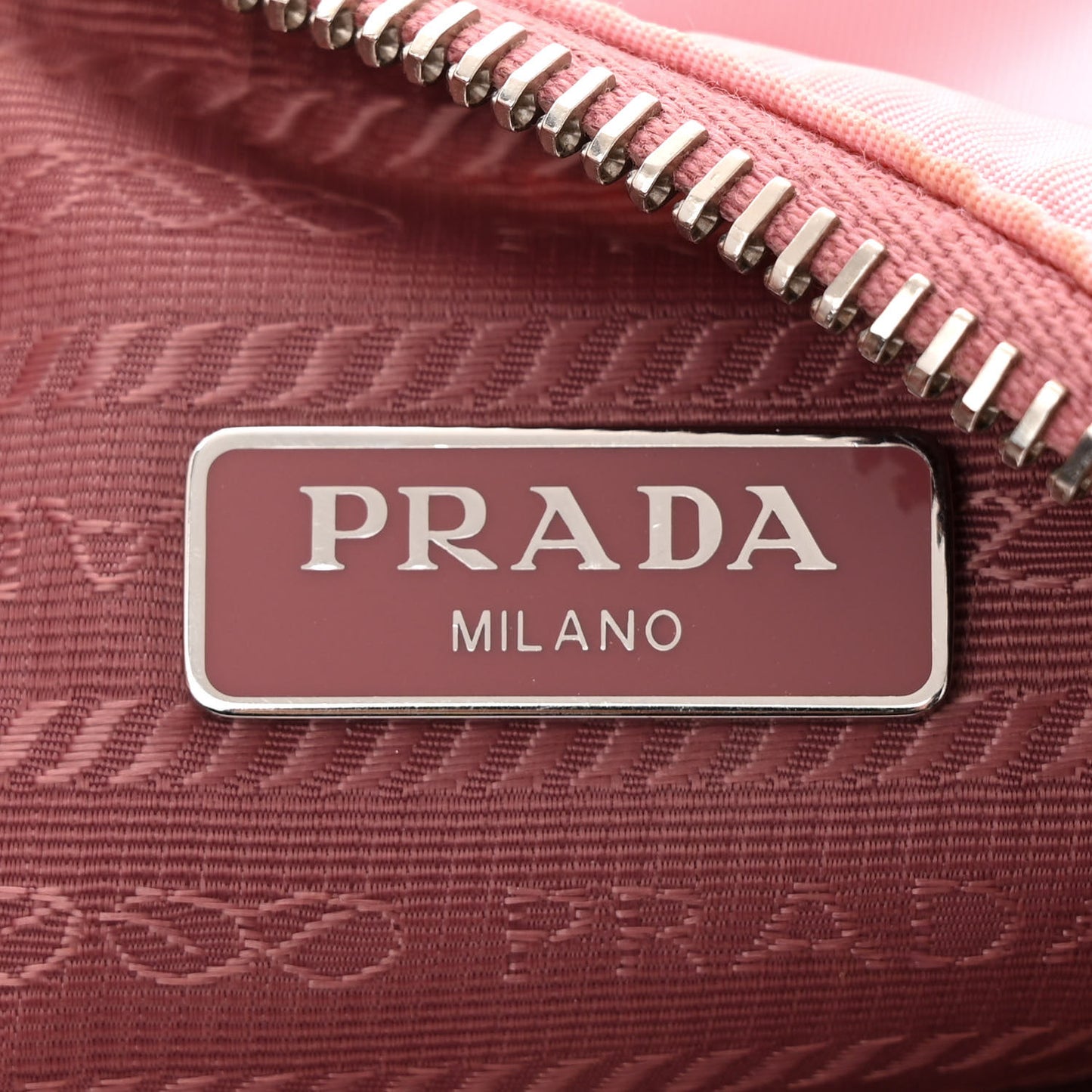 Re-Nylon Saffiano Mini Re-Edition 2005 Bag Rosa
