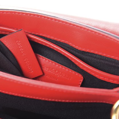 Alexander McQueen Calfskin Small Twin Skull Chain Crossbody Red 9 of 10