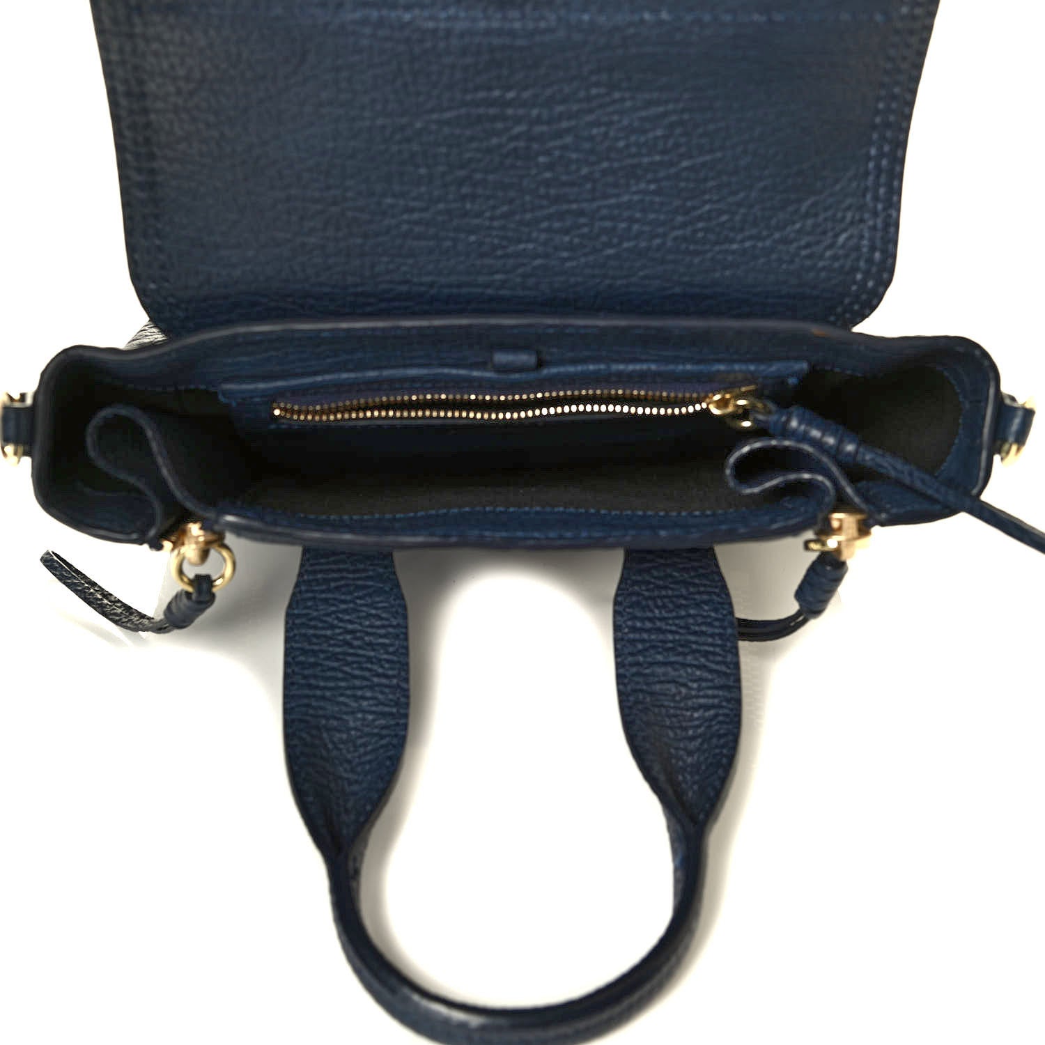 3.1 Phillip Lim Textured Calfskin Mini Pashli Satchel Ink 4 of 7