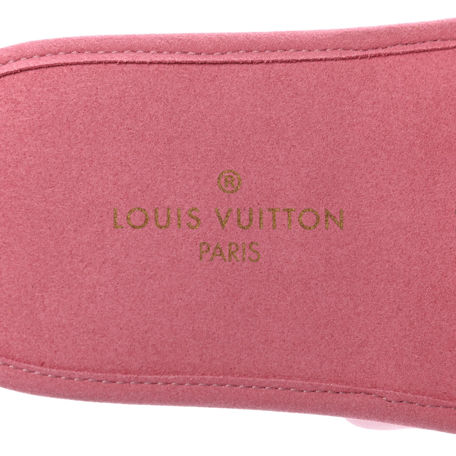 Louis Vuitton Satin LV Suite Flat Mule 40-41 Rose 7 of 8
