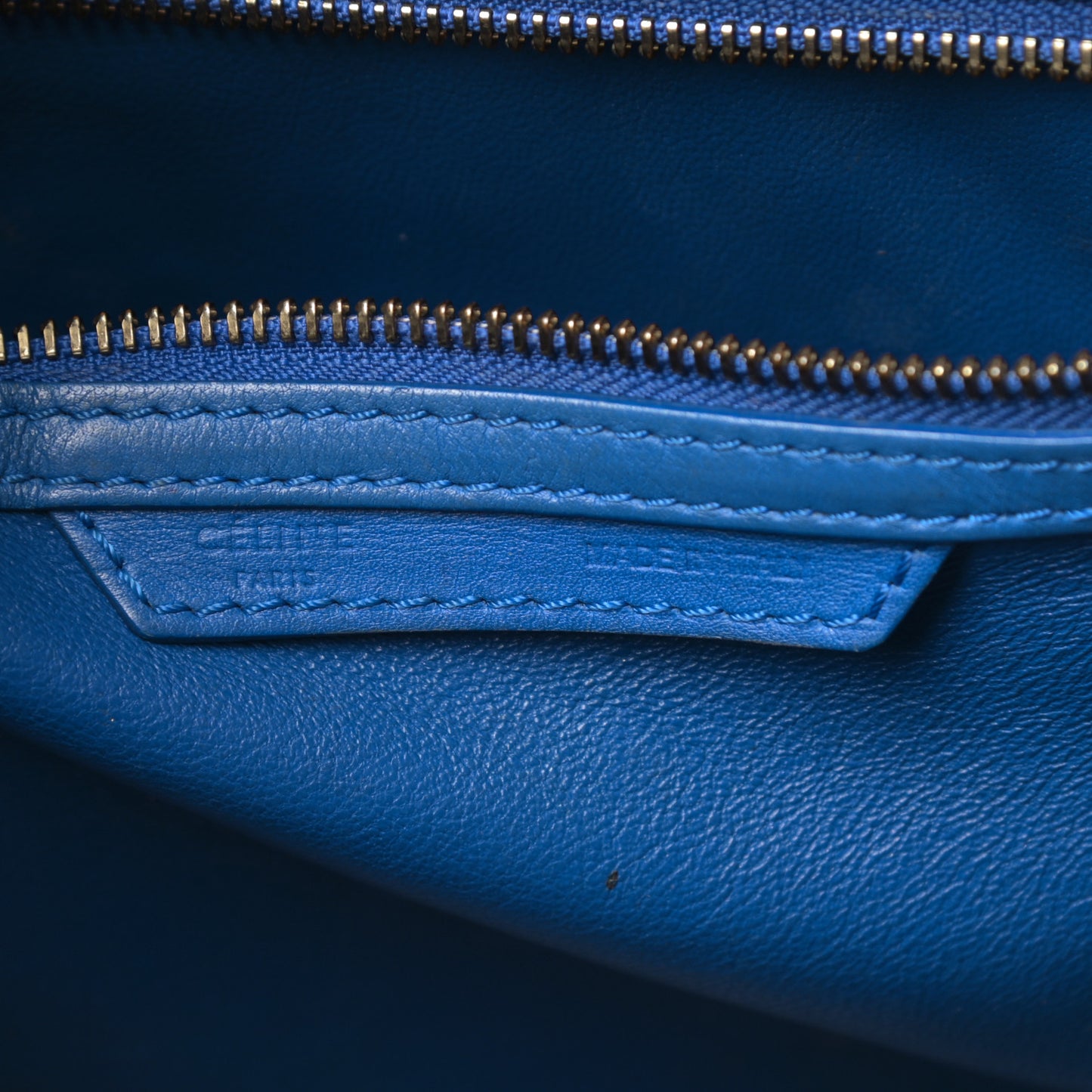 Smooth Calfskin Mini Luggage Royal Blue