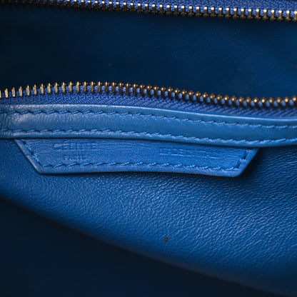 Celine Smooth Calfskin Mini Luggage Royal Blue 6 of 26