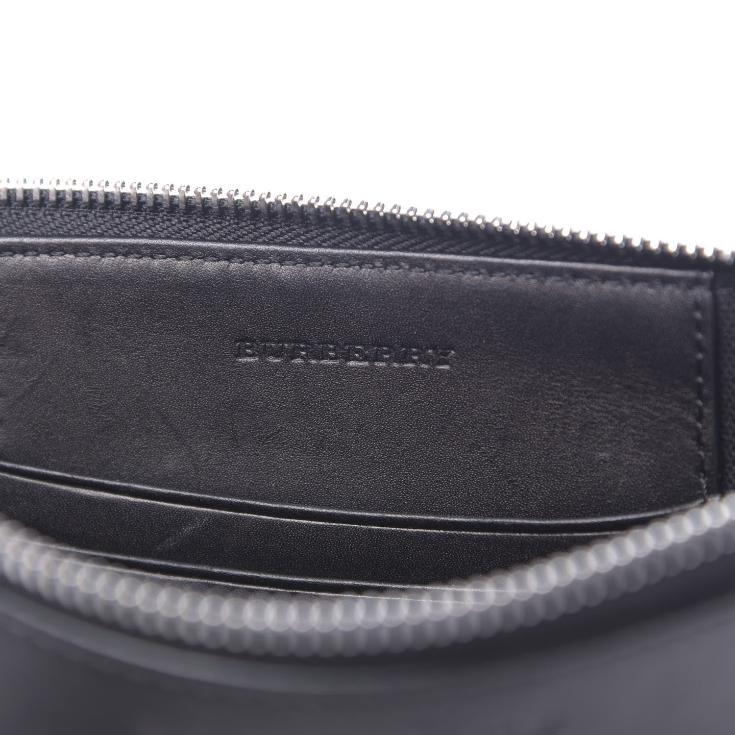 Burberry Mega Check Peyton Crossbody Clutch Bag Black 6 of 11