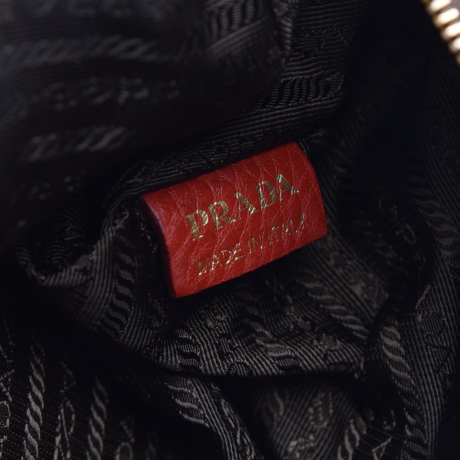 Prada Vitello Daino Top Handle Shoulder Bag Rosso 8 of 11
