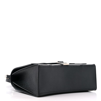 Balenciaga Grained Calfskin Medium Hourglass Top Handle Bag Black 4 of 10