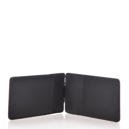 Givenchy Grained Calfskin Shark Print Neck Card Holder Black 6 of 7