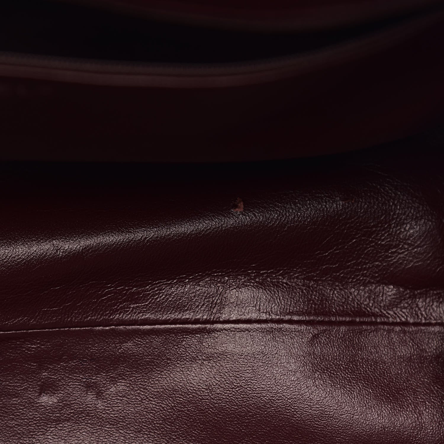 Chanel Caviar Quilted CC Timeless Bowler Burgundy 9 of 18
