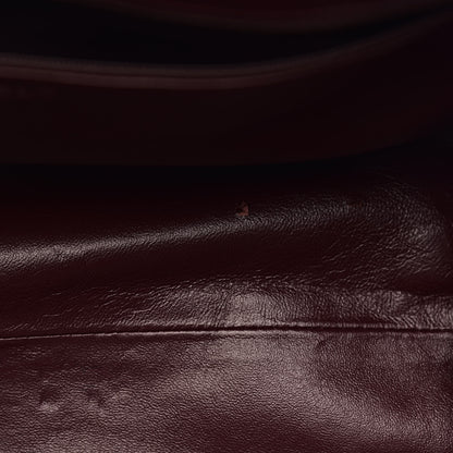 Chanel Caviar Quilted CC Timeless Bowler Burgundy 9 of 18