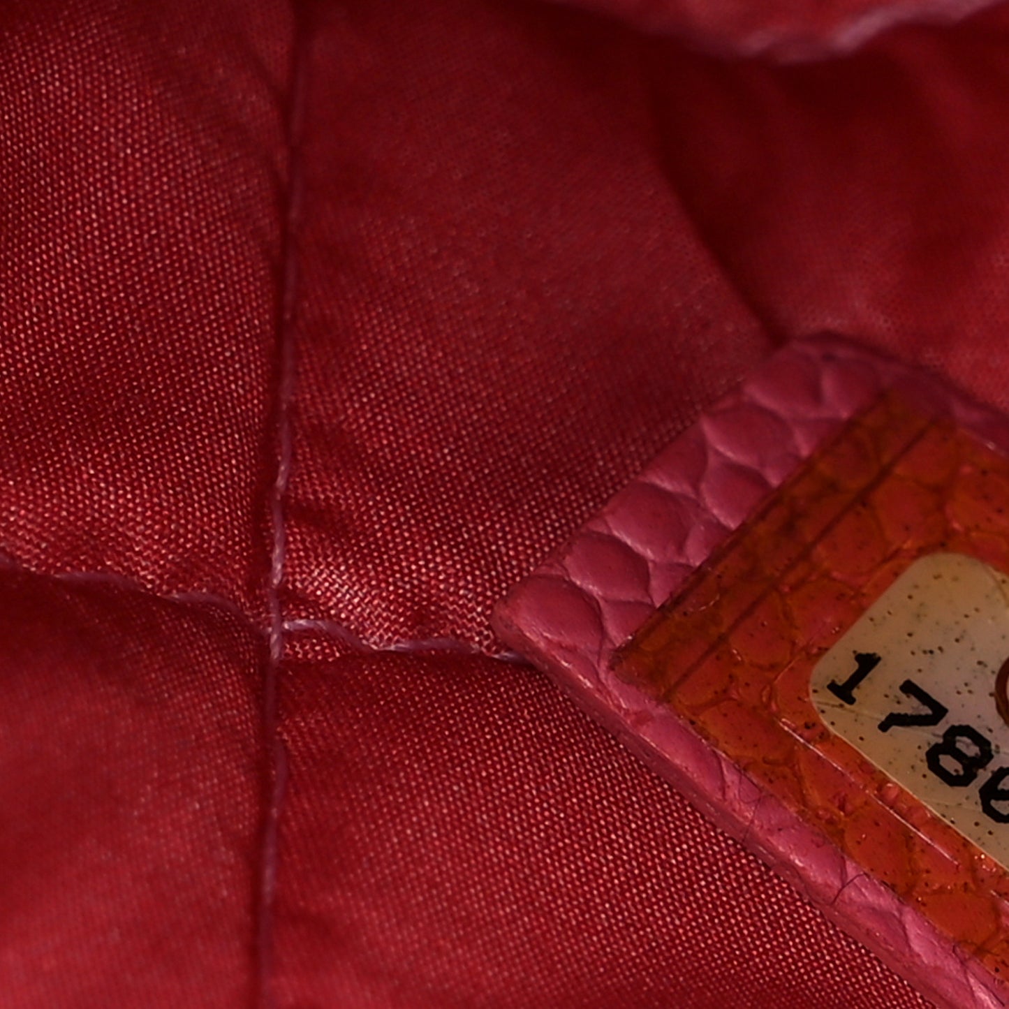 Caviar Quilted Large Cosmetic Case Rose Pink