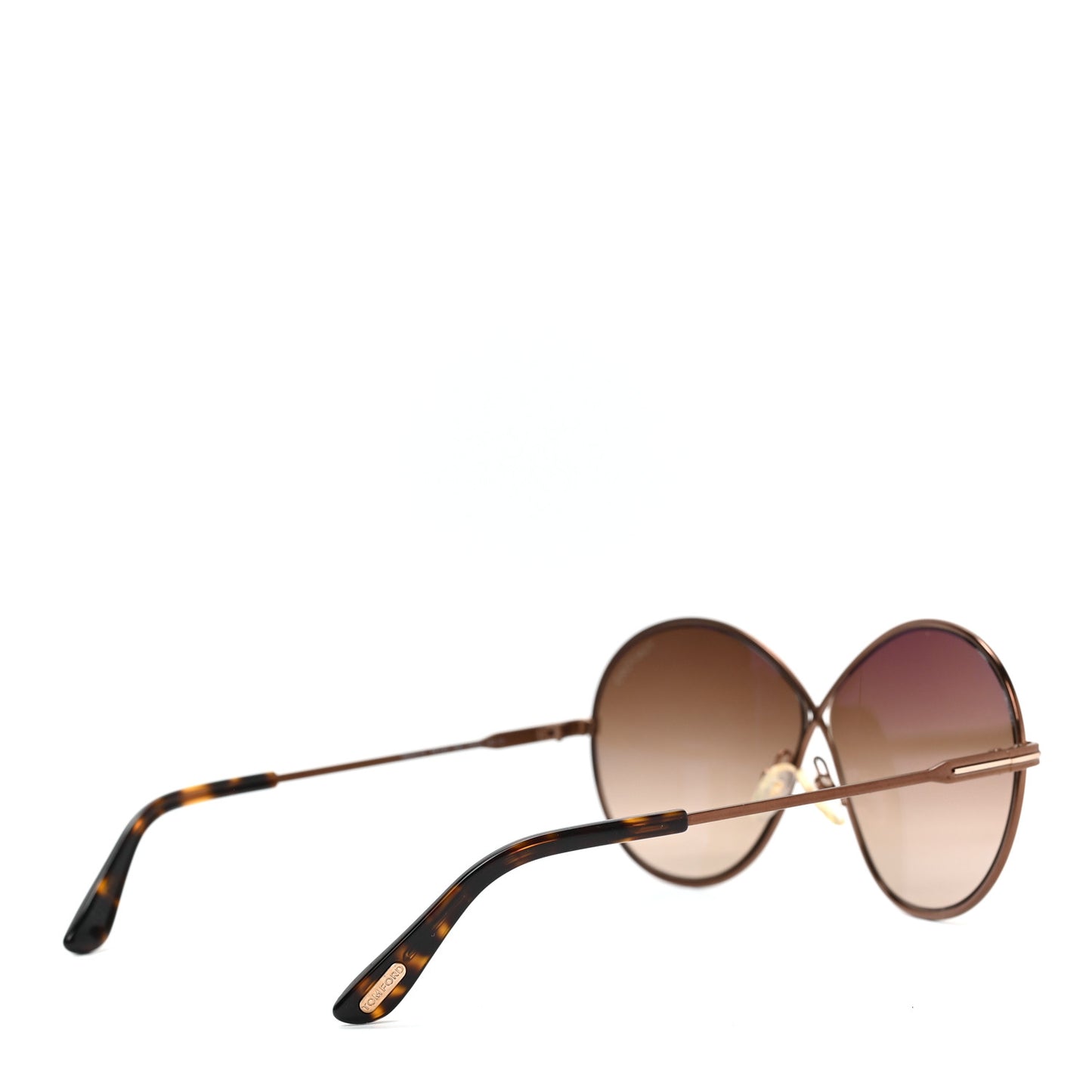 Rania Oval Sunglasses TF564 Brown