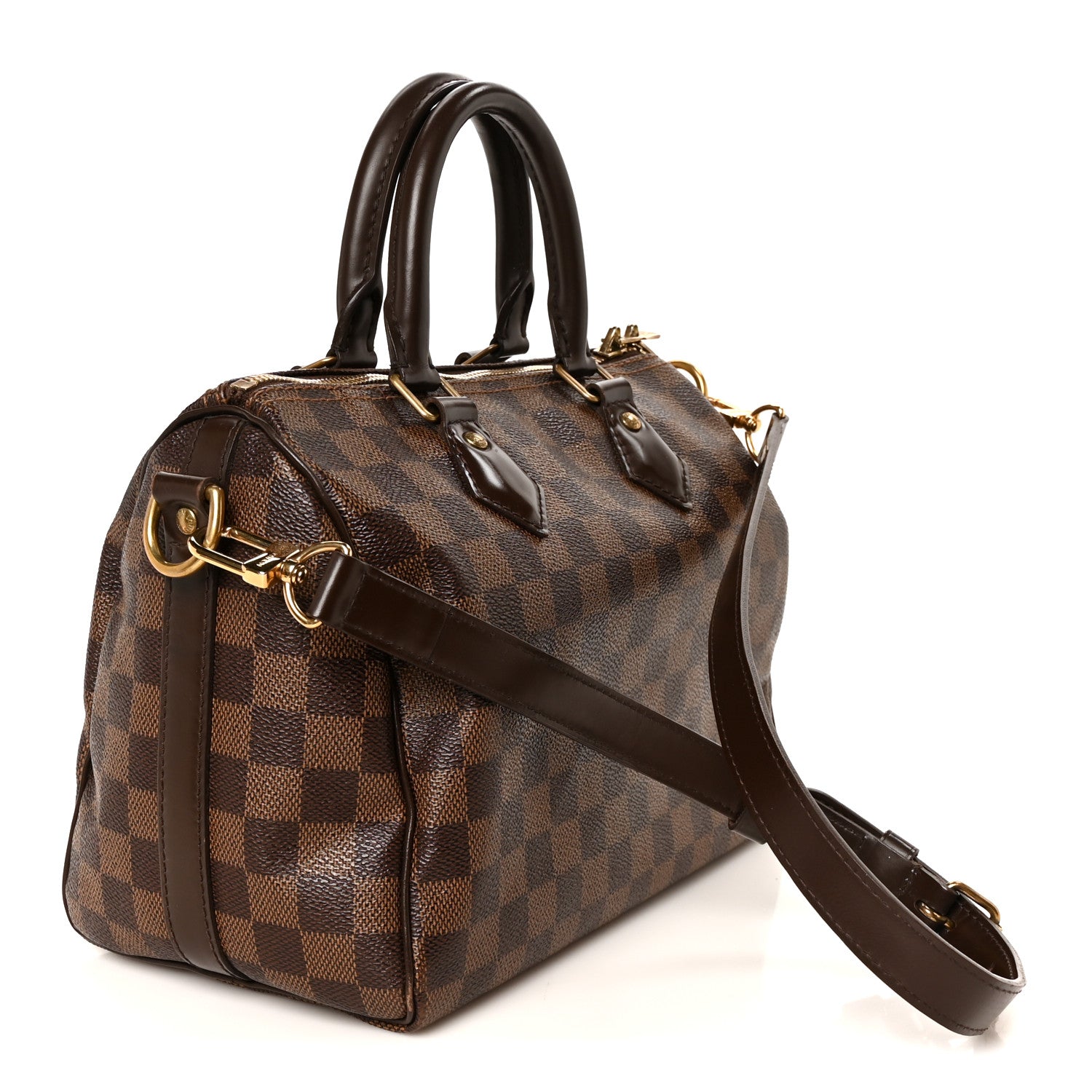Louis Vuitton Damier Ebene Speedy Bandouliere 25 3 of 10