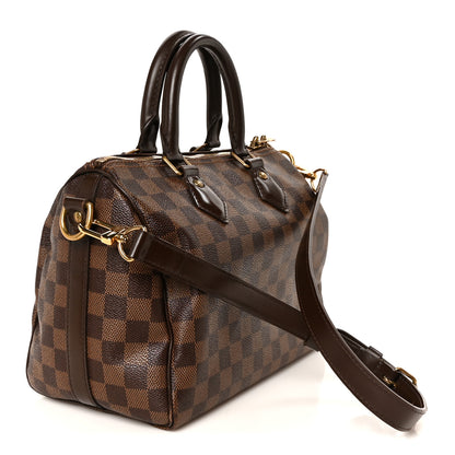 Louis Vuitton Damier Ebene Speedy Bandouliere 25 3 of 10