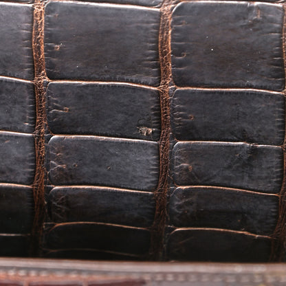 Hermes Shiny Crocodile Kelly Sellier 32 Havane 9 of 13